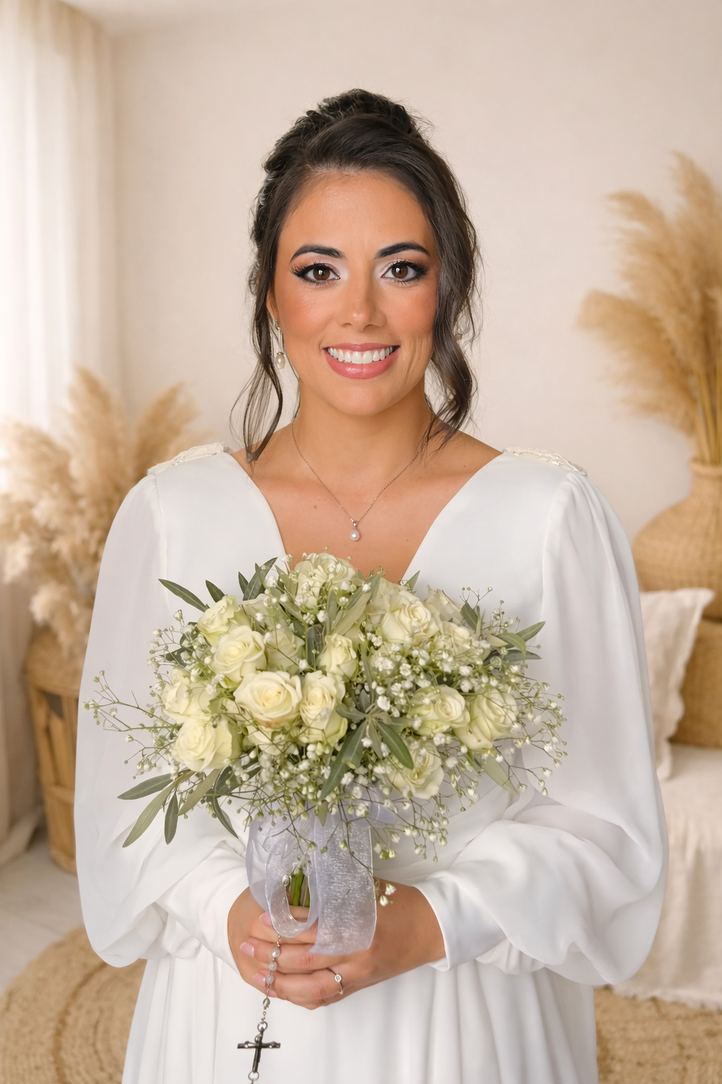 Maquillaje de novia de larga duración con acabado sofisticado